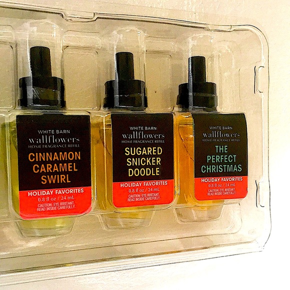 BBW Wallflowers Wallflower Refills 6 Pack Bath & Body Works Christmas Lot New - Picture 5 of 7